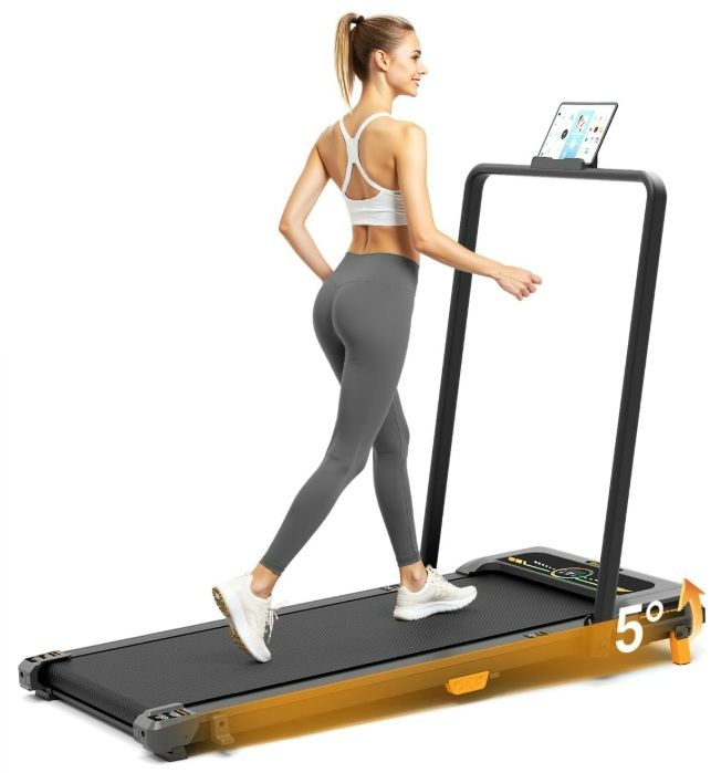 Photo 1 of Walking Pad Treadmill, WALKWAKE 8% Incline Walking Pads, Compact Under Desk Treadmill for Home, 330lb Capacity 2.5HP Running Machine for Walking Jogging with LED Display