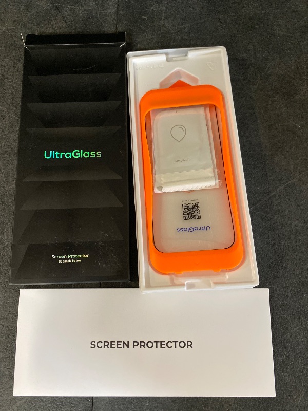 View 2 of UltraGlass Top 9H+ Glass for iPhone 16 Pro Screen Protector Glass, 2 Pack | NO.1 Military Grade Shatterproof, Screen Protector 16 Pro Tempered Glass,...