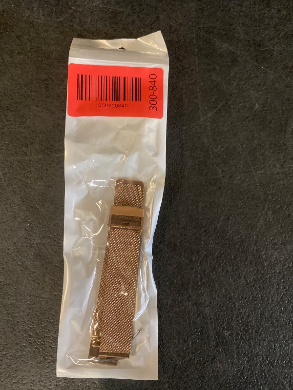 View 3 of 20mm Gold Stainless Steel Mesh Watch Band
Breathable Woven Metal Strap Lightweight Sweatproof Adjustable Wristband Secure Locking Buckle