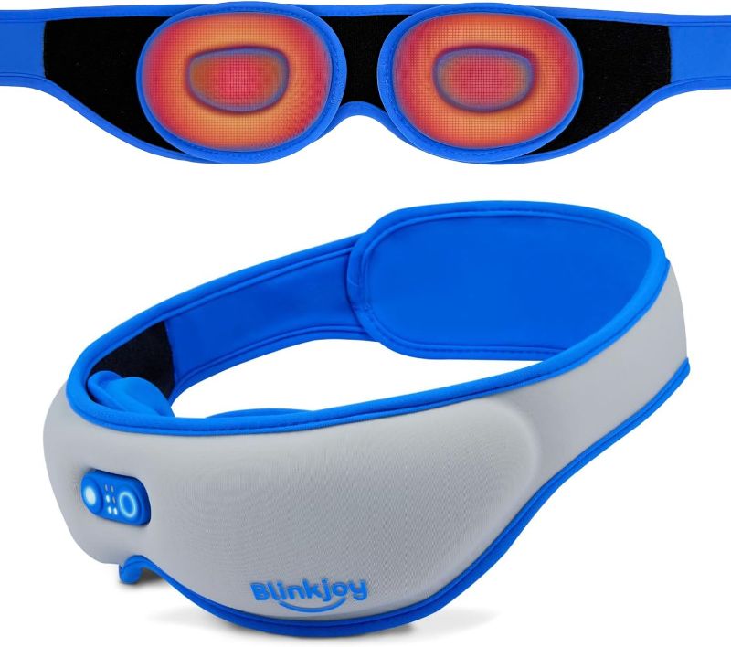 Photo 1 of Rechargeable Heated Eye Mask, Standard Battery Version (60 min)
For dry, tired or irritated-feeling eyes: cordless dual-zone heated mask with 3 heat levels, zero eye pressure and blackout.