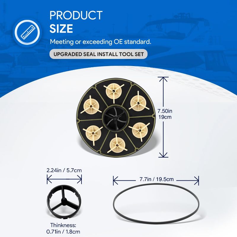Photo 1 of Premium 6 Port Module Kit Replacement for Paramount Water Valve, 004-302-4408-00 Replacement Part with Valve Shell Oring, 004302440800, 005302010000