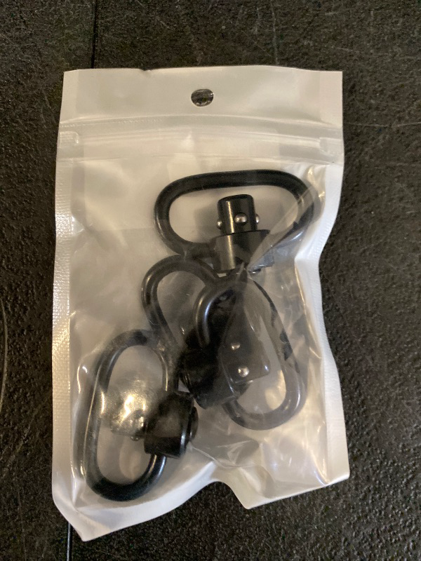 View 2 of 4 Pack QD Sling Swivels, Quick-Disconnect Push Button for Two Point and Traditional Sling Swivel Mount Set