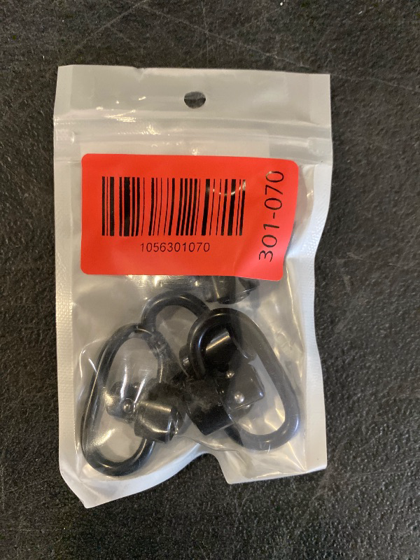 View 3 of 4 Pack QD Sling Swivels, Quick-Disconnect Push Button for Two Point and Traditional Sling Swivel Mount Set