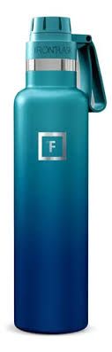 Photo 1 of IRON °FLASK 24 oz Narrow Mouth Water Bottle with Spout
Insulated Stainless Steel Sports Water Bottle with Leakproof Spout Lid - BPA Free, Cold 24 Hrs, Sweat Free (Aurora)