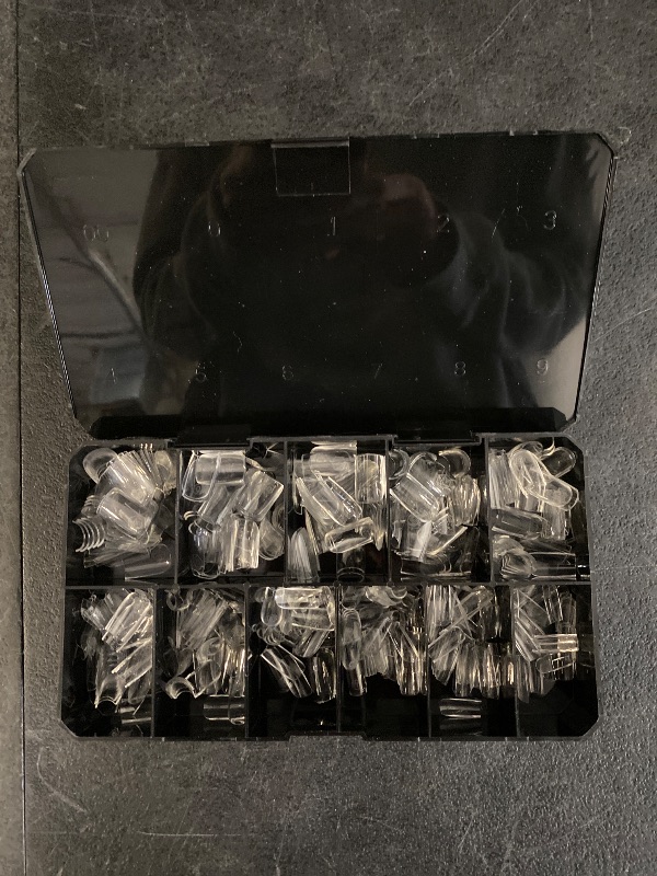 View 2 of Apres Gel-X® Natural Square Short Tip Box | 500pc Gel-X Tips, 11 Sizes 00-9, Premium Quality