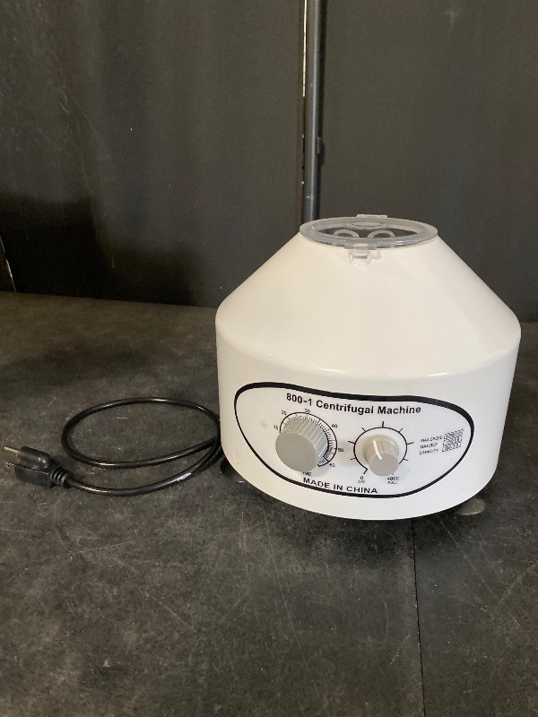 View 2 of Desktop Electric Lab Laboratory Centrifuge Machine Lab Medical Practice w/Timer and Speed Control - Low Speed,4000 RPM, Capacity 20 ML x 6-110v by CALU LUKY