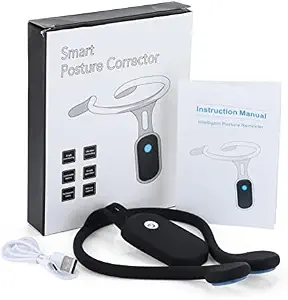 Photo 1 of Posture Correction Belt, Silicone Posture Trainer USB Rechargeable with Intelligent Chip Hunchback Monitoring for Adults Kids
