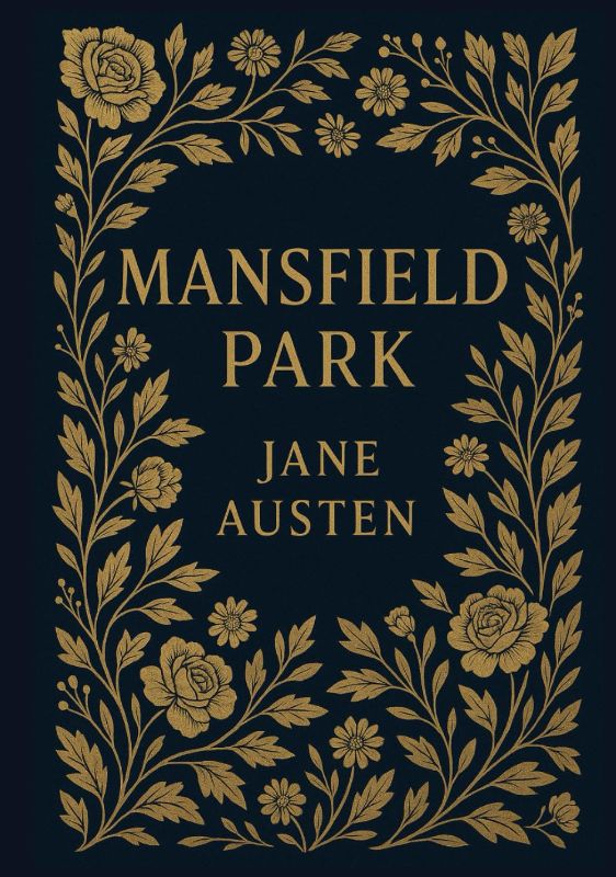 Photo 1 of hardcover Mansfield Park (Large Print Edition): A powerful story of virtue, restraint, and inner strength tested by love, ambition, and the rigid expectations of society in an English countryside estate