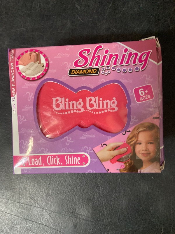 Photo 1 of blinger® Diamond Starter Set - Dreams – as seen on Shark Tank | 25 Colorful Rhinestone Gems | Hair Bling Styling Tool | Easy to Use | Hair-Safe Jewel | Perfect Gifts School Parties, Festivals
