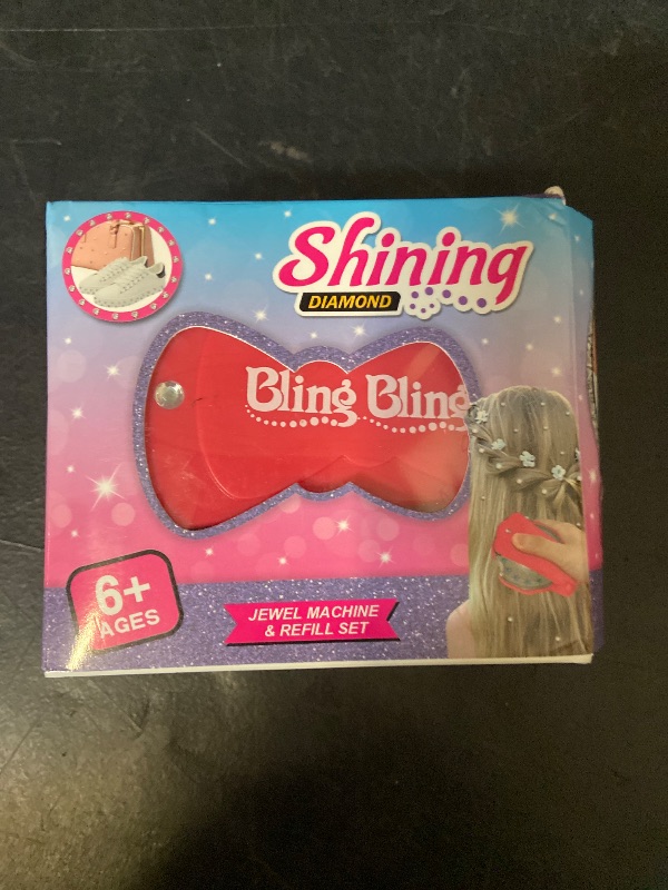 Photo 1 of blinger® Diamond Starter Set - Dreams – as seen on Shark Tank | 25 Colorful Rhinestone Gems | Hair Bling Styling Tool | Easy to Use | Hair-Safe Jewel | Perfect Gifts School Parties, Festivals