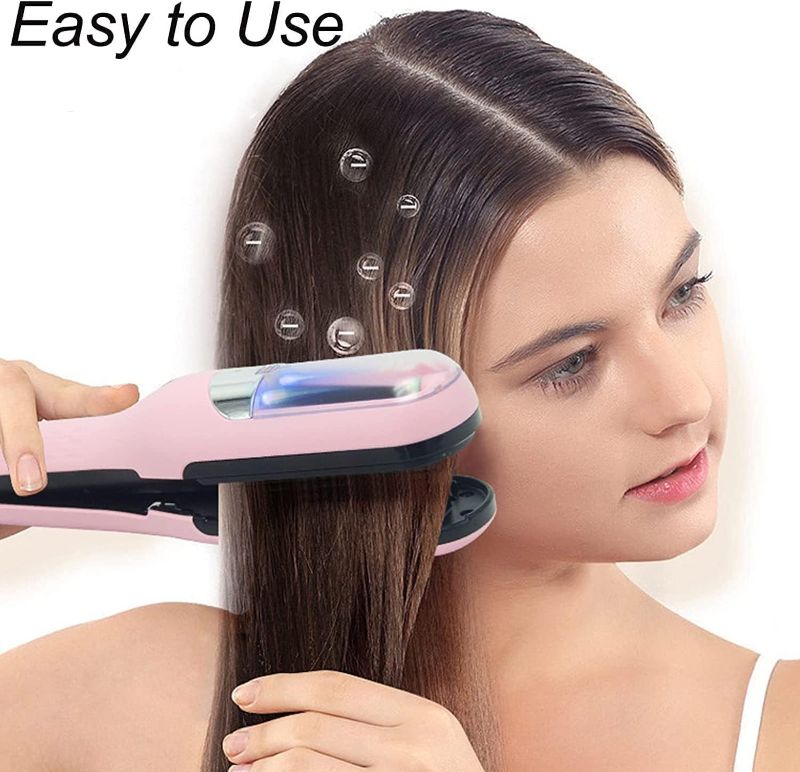 Photo 1 of For Split Ends - Say Goodbye to Split Ends, Automatic Easy Split End Remover, Hair Repair Trimmer for Breaking, Drying, Frizzing, Damaged and Brittle Split Ends (Color: Pink)