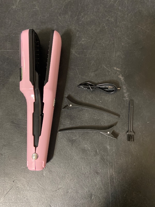 Photo 1 of For Split Ends - Say Goodbye to Split Ends, Automatic Easy Split End Remover, Hair Repair Trimmer for Breaking, Drying, Frizzing, Damaged and Brittle Split Ends (Color: Pink)