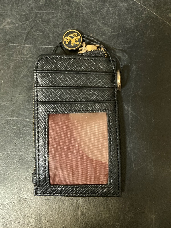 Photo 1 of Lionel Black Saffiano Wristlet Wallet Card Holder