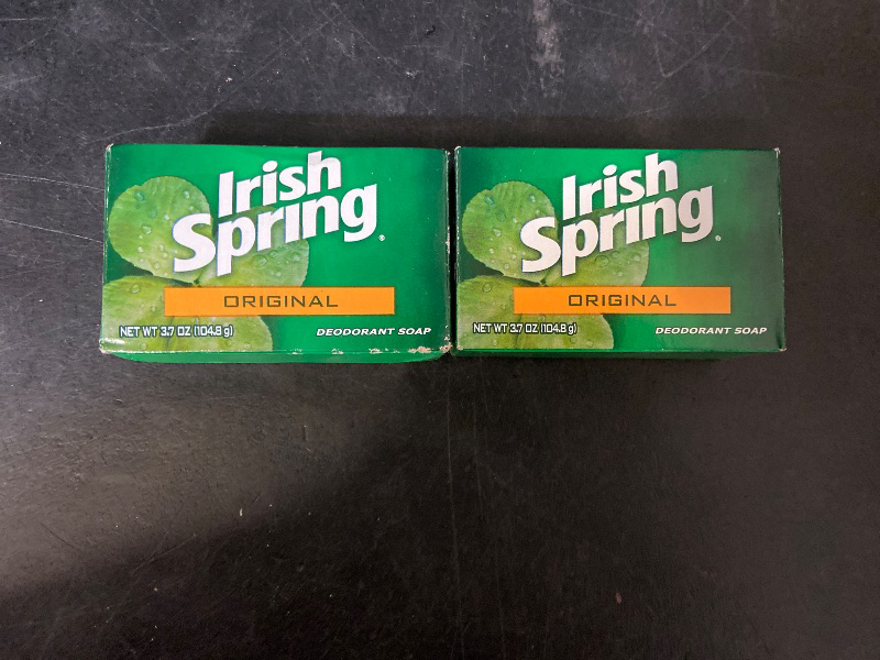 Photo 1 of 2pk Irish Spring Original Deodorant Bar Soap, 3.7 oz bars
