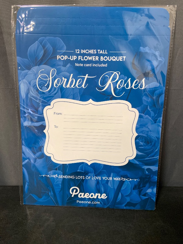 Photo 1 of Freshcut Paper Pop Up Cards, Sorbet Roses, 12 Inch Life Sized Forever Flower Bouquet 3D Popup Greeting Card, Birthday Cards, Thank You Card, Blank Notecard & Envelope