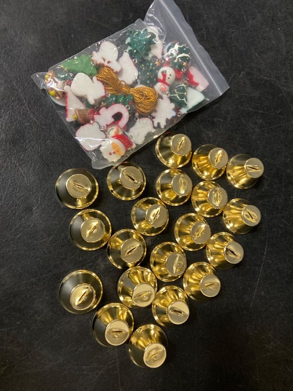 Photo 1 of 30pcs Mini Christmas Ornaments for Mini Tree Decorations Small Christmas Ornaments Resin Miniatures for Craft Christmas Decor