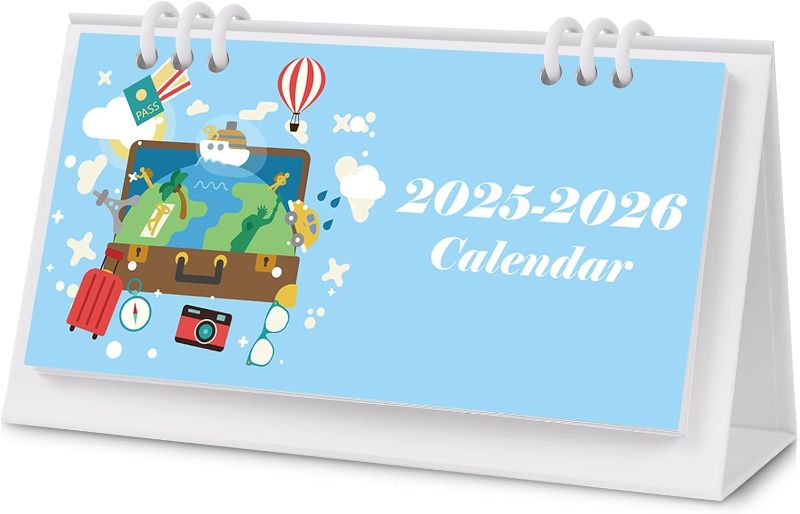 Photo 1 of Desk Calendar 2025-2026(January 2025 to June 2026)Large Desk Calendar 2025-2026,Classic Calendar 2025-2026,Large Monthly Desktop Calendar 2025-2026
