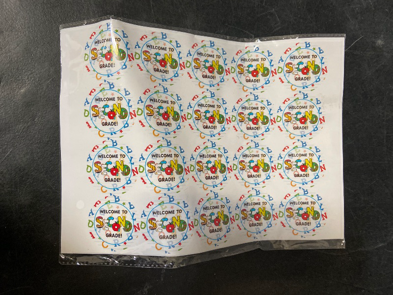 Photo 1 of 2nd Grade Classroom Must Haves, Teacher Stickers for Students - 40 Pcs Welcome to Second Grade Reward Decals, Back to School Gifts & Fun Decor Essentials