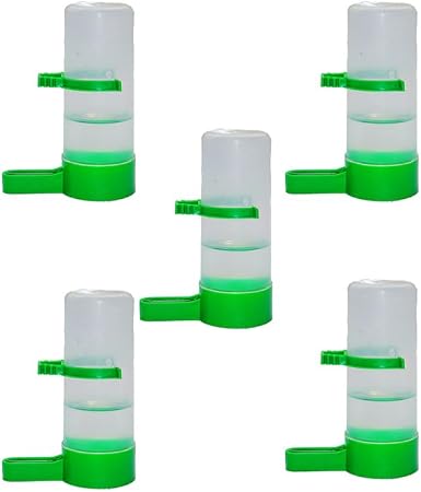 Photo 1 of Cabilock Small Bird Water Feeder with Automatic Water Dispenser Clip-on Plastic Bird Drinker for Cage Parrots Cockatiels
