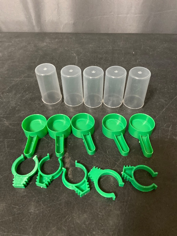 Photo 1 of Cabilock Small Bird Water Feeder with Automatic Water Dispenser Clip-on Plastic Bird Drinker for Cage Parrots Cockatiels
