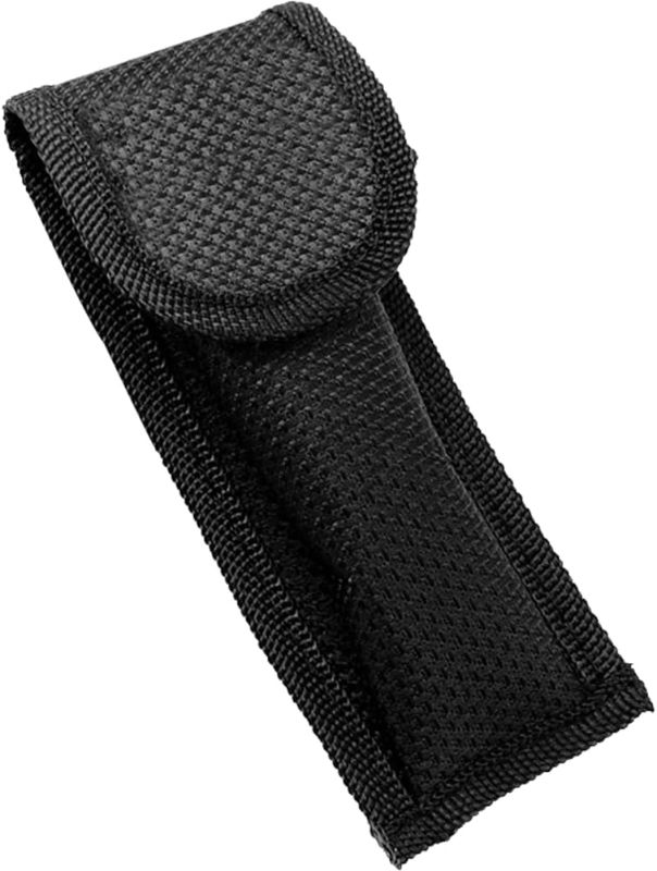 Photo 1 of 1pc Nylon Pouch Sheath Black Closure Case Portable Storage Pocket Outdoor Oxford Textile Bag for Plier Tool
