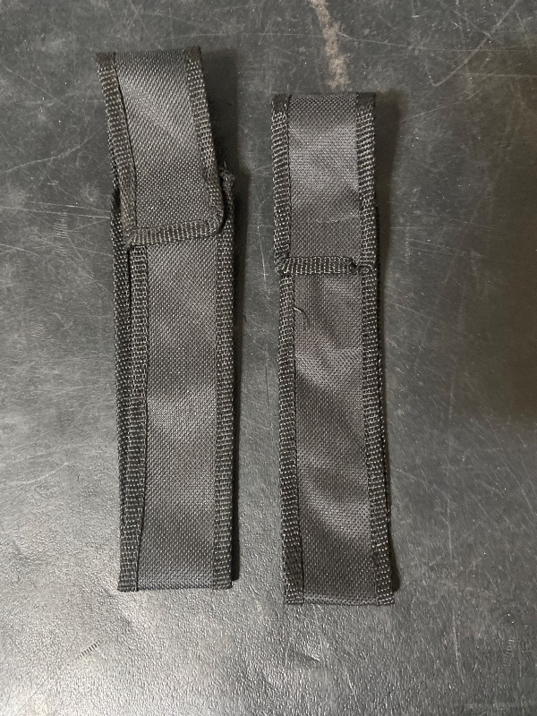 Photo 1 of 2pk Flashlight Holster Holder Carry 'Case Belt Pouch Nylon 
