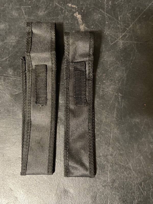 Photo 1 of 2pk Flashlight Holster Holder Carry 'Case Belt Pouch Nylon 
