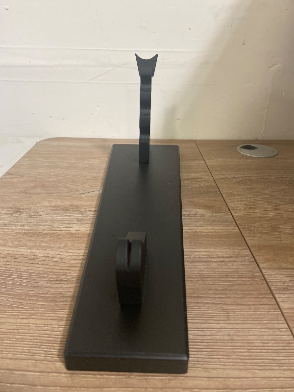 Photo 1 of Black Wood Stand Display For a Fantasy Scorpion Sword Stainless Steel Blade