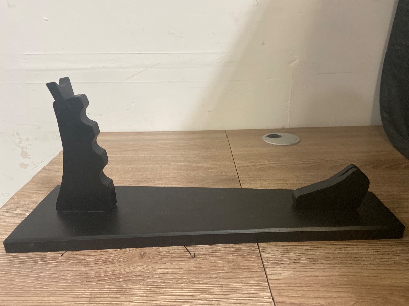 Photo 1 of Black Wood Stand Display For a Fantasy Scorpion Sword Stainless Steel Blade