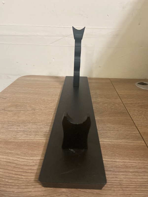 Photo 1 of Black Wooden Stand Display For Fantasy Edge Stainless Steel Dragon Axe