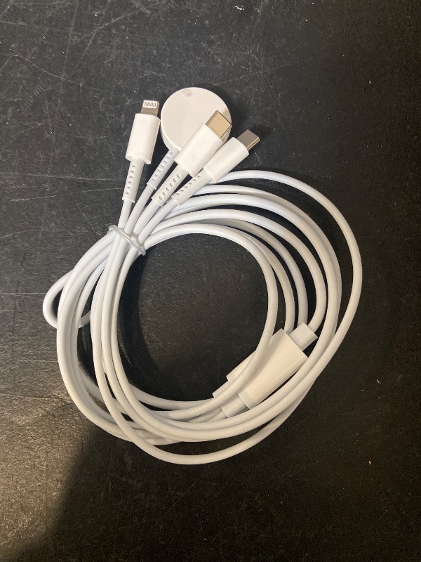 Photo 1 of Apple Watch Charger,Apple iWatch Magnetic Fast Charger to USB C Cable,3 in 1 Multi Charging Cable 6 FT Compatible with Watch Series Ultra 3/2/SE/11/10/9/8/7/6/5/4/3/2/1,iPhone 17/16/15/14/13/12