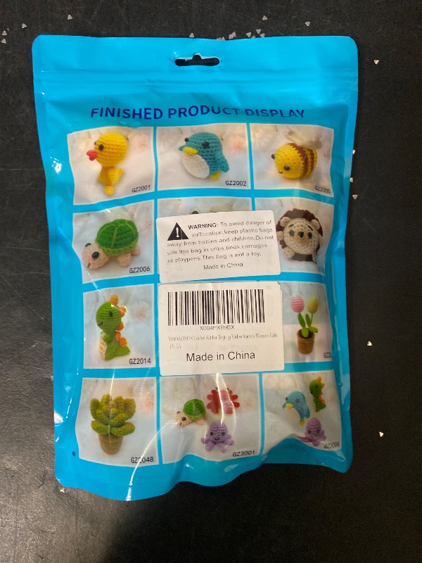 Photo 1 of DIY Crochet Kit - Blue Garflied