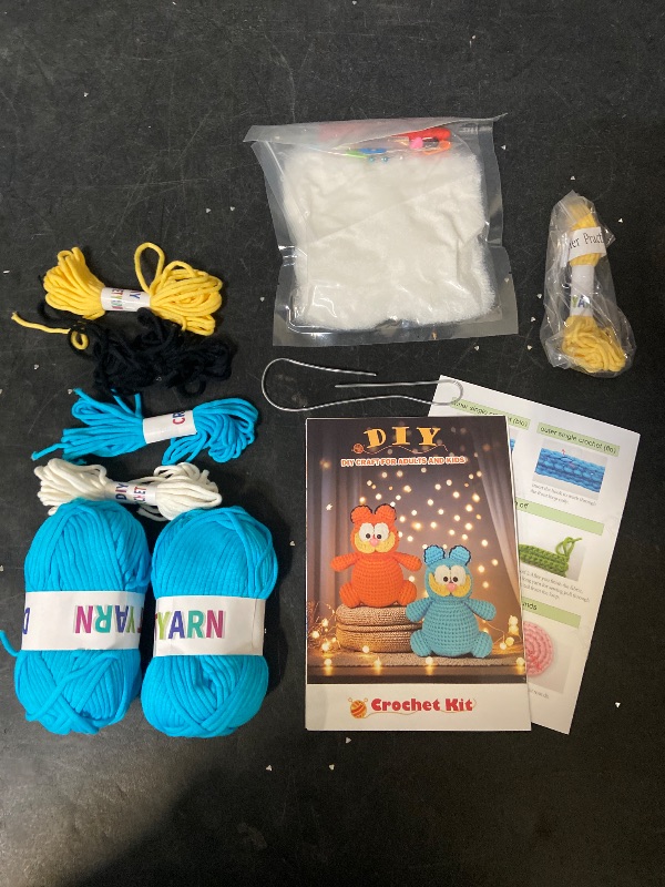 Photo 1 of DIY Crochet Kit - Blue Garflied