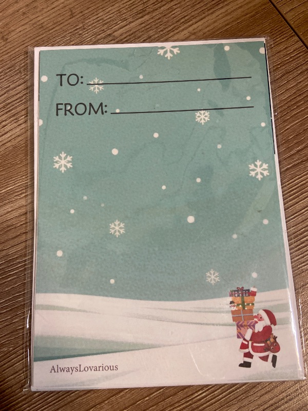 Photo 1 of Christmas Santa Claus Gift Card Holder with Envelopes, Holiday Cash Money Gift, Festive Design & Heartfelt Gifting Magic, Merry Christmas Card, Surprise Xmas Birthday Gift Supplies (Pack of 4)