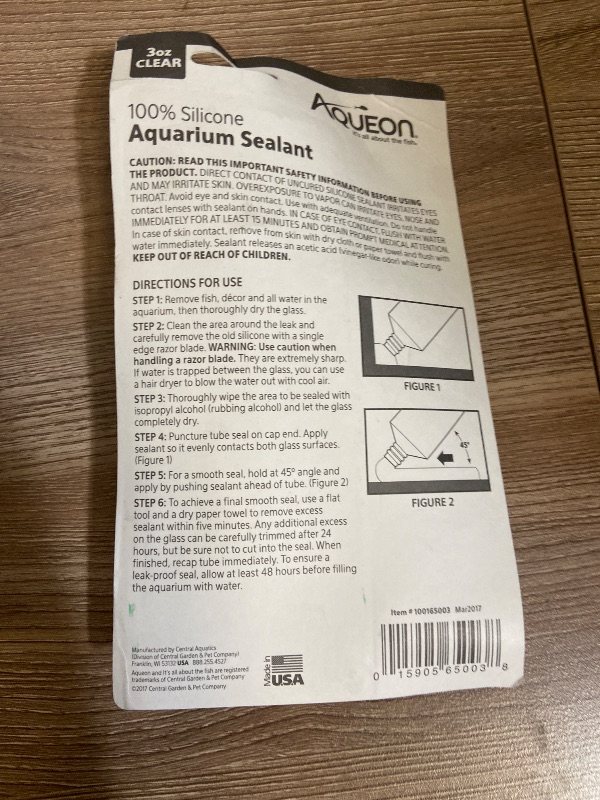 Photo 1 of Aqueon Silicone Sealant Clear 3 Ounces