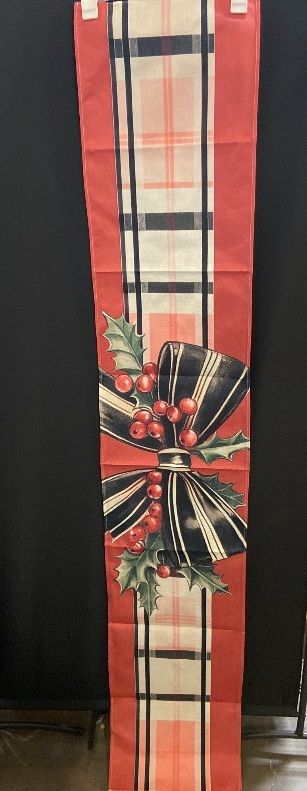 Photo 1 of 1 Table Runner and Placemats Set of 4, Wrinkle-Resistant Washable Linen Dining Table Decor for Farmhouse Boho Holiday