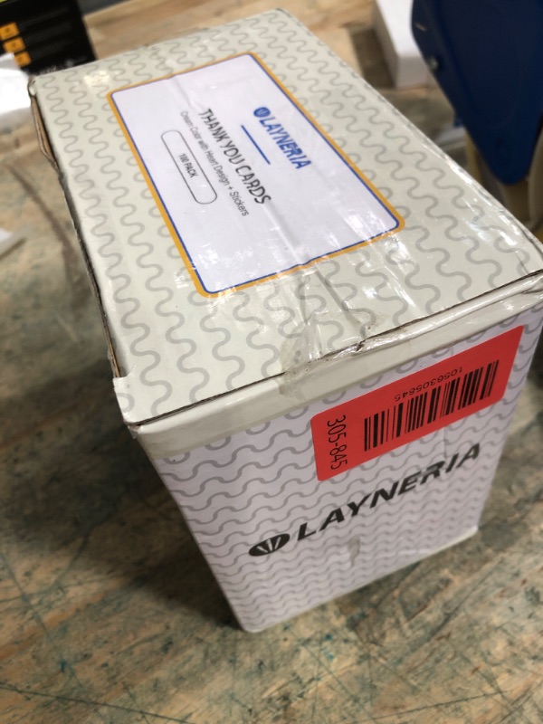 Photo 1 of 100 Bulk Thank You Cards with Kraft Envelopes and Stickers - 4 Minimalistic Designs Blank Thank You Notes with Envelopes and Heart for Business Wedding Bridal Gift Baby Shower Business Graduation