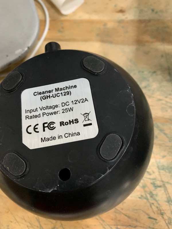 Photo 1 of **does not power on **Dental Ultrasonic Retainer Cleaner Machine: 45kHz Dental Cleaning Pod for Denture, Mouth Guard, Night Guard, Aligner, Braces, Toothbrush Head & Jewelry, UV Cleaner with Digital Timer & 4 Modes, Black