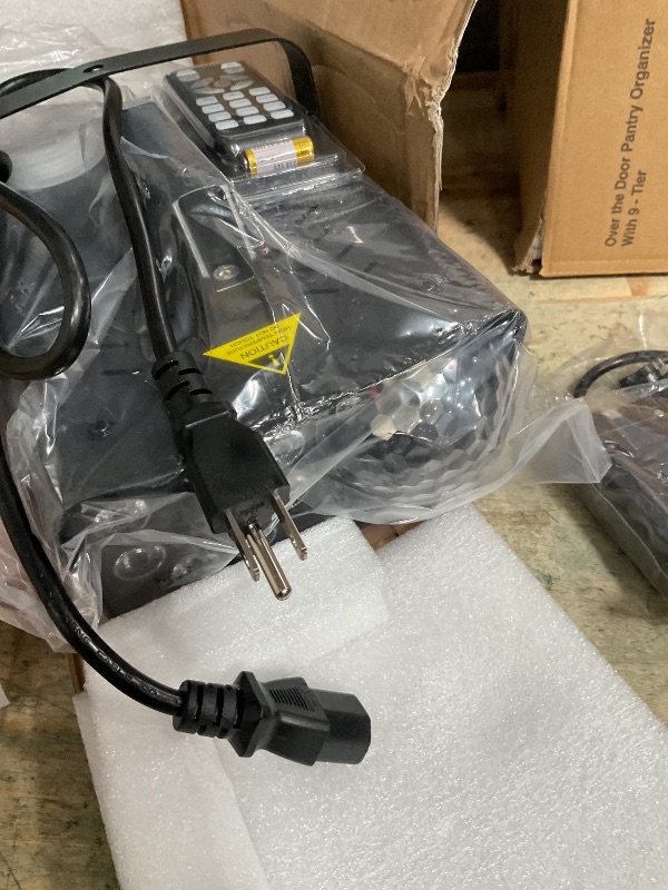 Photo 1 of 1200W Fog Machine, Halloween Smoke Machine Fog with Disco Ball Lights, 6000CFM with 13-Color LED Effects, Wired And Wireless Remote Controls, Ideal for Indoor, Outdoor, Wedding, Parties, and DJ Stage