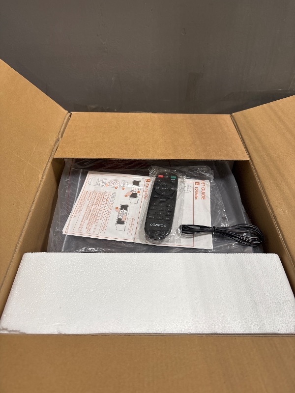 Photo 1 of **FOR PARTS ONLY NON-FUNCTIONAL** LONPOO Stereo Shelf System for Home, Vintage CD Player 40W RMS Micro Mini System with Remote Control, Bluetooth, FM Radio, USB MP3 Playback & Aux-in,Silver