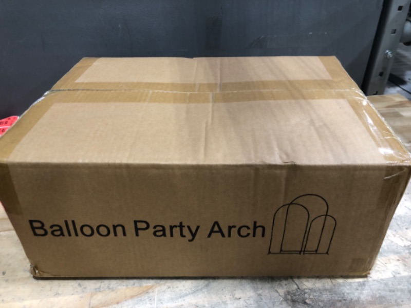 Photo 1 of ****************MISSING 1 OF THE ARCHES***********
YAYOYA Metal Arch Backdrop Stand, Set of 3 (6/6.6/7.2 ft) Wedding Arched Frame with 12 Ground Nails, Stable Arched Background Stand for Wedding, Baby Shower, Birthday Party, Photography, Gold