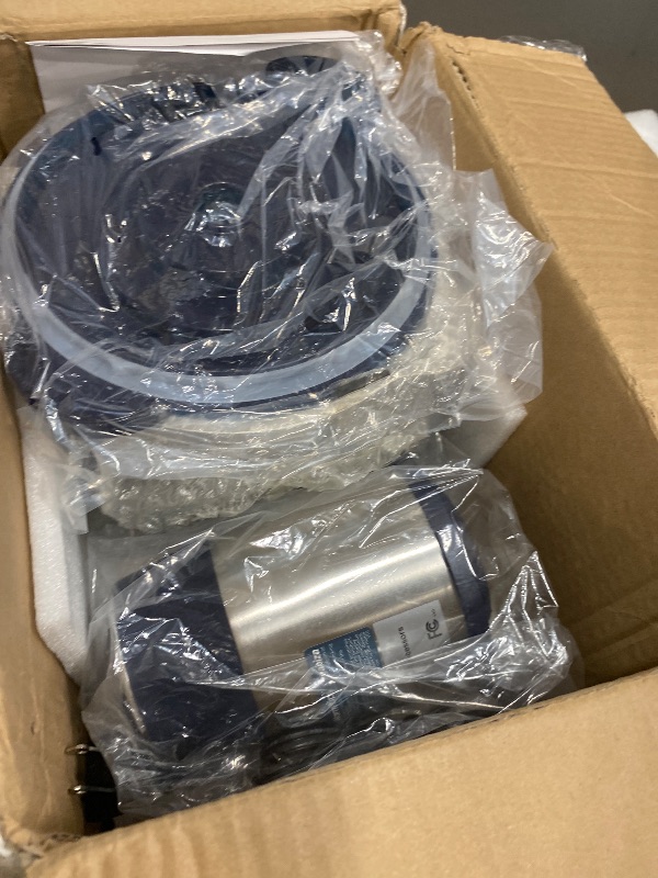 Photo 1 of ************MISSING PIECE TO LID***********
GANIZA Food Processors, Electric Chopper with Meat Grinder & Veggie Chopper - 2 Bowls with Powerful Copper Motor - Includes 2 Sets of Bi-Level Blades for Baby Food/Meat (Blue, 8 Cup+8 Cup)