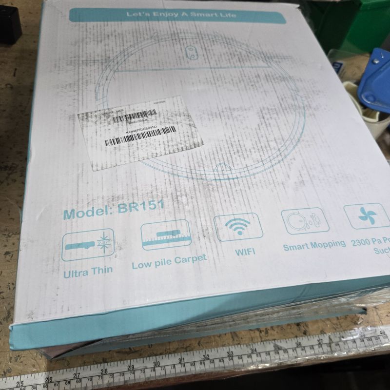 Photo 1 of ***USED**** MAMNV Robot Vacuum and Mop,2 in 1 for Carpet & Hard Floor,Robotic Vacuum Cleaner with Alexa/Voice/App,Powerful & Quiet for Pet Hair,Slim 2.87",Self-Charging & Zigzag Path Cleaning