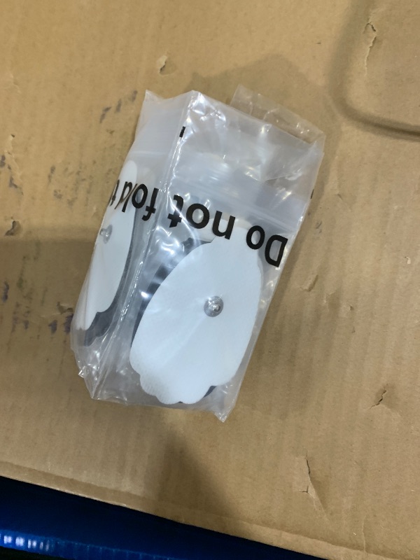 Photo 1 of 20-Pack TENS Unit Replacement Pads, Long-Lasting Snap Electrodes for 50 Times of Use per Pad, Latex-Free TENS Pads Set Compatible with TENS EMS Devices Using 3.5mm Button Lead Wires