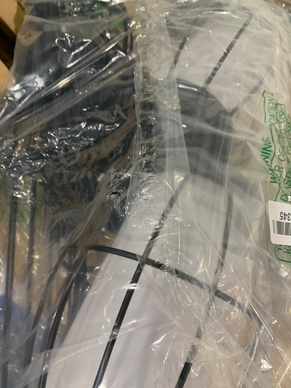 Photo 1 of 2 Pack Solar Lights Outdoor with Plant Stands, Solar Floor Lamps, Black Metal Tripod Deck Lights, Patio Decor for Garden Yard Pathway Driveway Porch