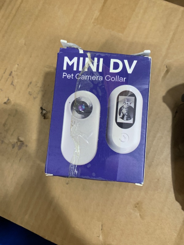 Photo 1 of 1080P Cat Camera Collar,128GB Mini Body Camera for Pets, Action Recorder for Cats and Dogs, Dog Cat Cam Collar Outdoor/Indoor, Birthday Gift for Pets