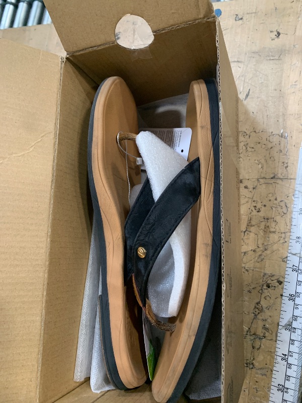 Photo 1 of **SHOWS SIGNS OF HEAVY USAGE*** ONCAI Womens Flip Flops Woman Flip Flop 2025 Beach Summer Trendys Casual Dressys Cute Vacations Sandals Comfortable Slip On Arch Support Ladies BlackKhaki Size 8.5