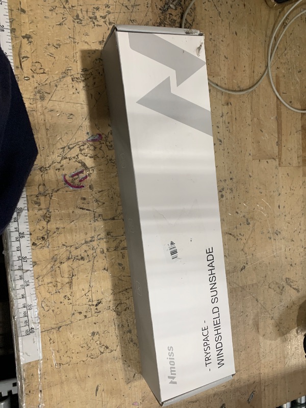 Photo 1 of [2025 Upgrade] Nmoiss Windshield Sun Shade Umbrella - [Vinyl Coating Heat Shield] Protect Car from Sun Rays & Heat Damage Keep Cool and Protect Interior, Spring Structure Edge Medium 56" L x 31" W