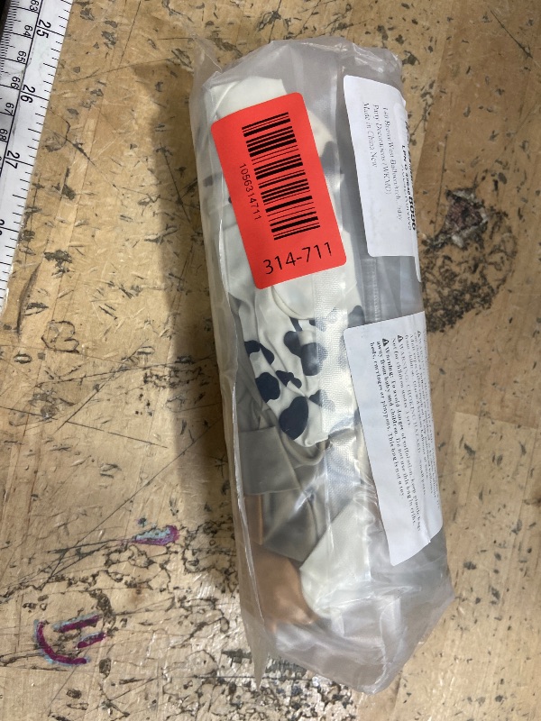 Photo 1 of 141pcs Western Cowboy Balloon Garland Arch Kit, Brown Light Brown Nude Sand White Cow Print Balloons for Western Cowboy Farm Baby Shower Birthday Party Decorations