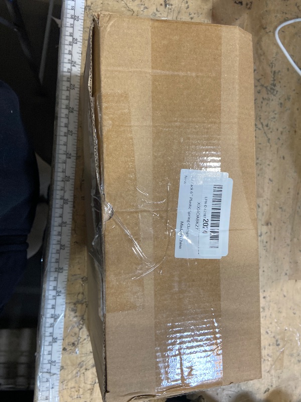 Photo 1 of 10 Pack 6 inch Plastic Spring Clamps, Black Heavy Duty Clips, Backdrop Clips, Plastic Clamps for Crafts, Backdrop Stand, Woodworking, Photography